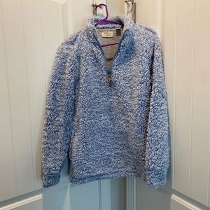 Quarter zip Sherpa pullover